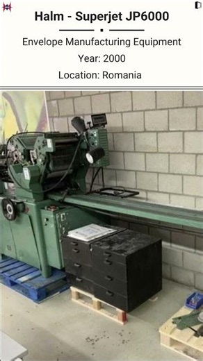 ✉️ Halm SuperJet JP6000 Envelope Printing Machine for Sale ‪@Machinedalal‬
