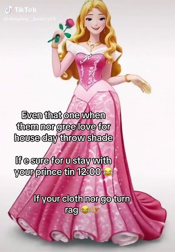 Cinderella: If Your Clothes Won't Turn Rag 😂