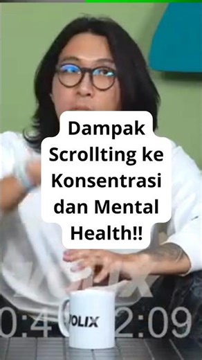 Dampak Scrollring ke konsentrasi dan Mental Healt! #doktertirta #podcast #kesahatan #shorts #viral