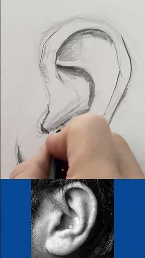 How To Draw An Ear - Step By Step Tutorial