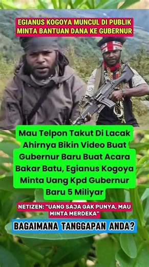 EGIAINUS KOGOYA ‼️ MINTA GUBERNUR SIAPKAN 5 MILIYAR