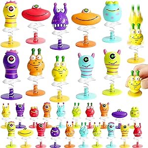 30 PCS Spring Launchers Toys,Big Eye Monster Jumping Popper Toy,Pop Up Bouncy Spring Toys for Kids,Pinata Toys,Goodie Bags,Classroom Prizes