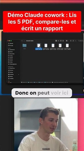 Claude Cowork lit tes PDF et écrit le rapport à ta place #astuce #ia #llm