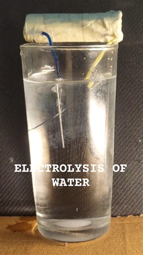 Electrolysis of water. #shorts #science