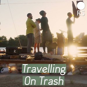 56K views · 146 reactions | Six friends. The Mississippi. A raft made of reclaimed wood and plastic bottles. | Real Stories | Facebook