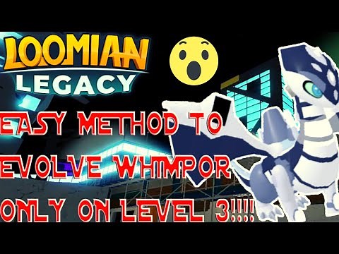 Loomian Legacy evolving whimpor into Stratusoar on just level 3!!!!!!