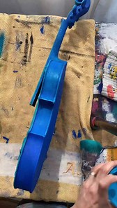 14K views · 323 reactions | "Newest batch of broken instruments to play with- this one is already spoken for. Painted in an array of sea colored mineral paints with decor moulds from Redesign with Prima® including Avian love, Aviary and Cherry Blossoms. The details are painted in Finnabair mint sparkle metallique wax and Redesign eternal gold decor wax." Sunshine studios | Re·design with Prima | Facebook