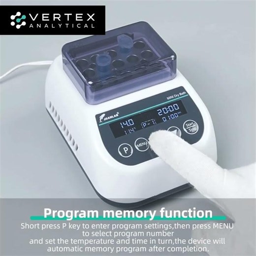 Mini Dry Bath MDB100 | Compact Digital Dry Bath Incubator & Dry Block Heater