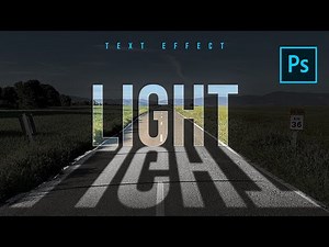 Light Text effect - Photoshop tutorial #photoshoptutorial #photoshop