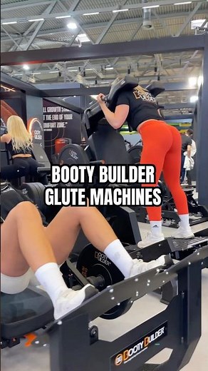 BOOTY BUILDER GLUTE MACHINES 🍑🔥 #gymequipment #glutesworkout #motivation
