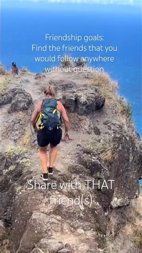 Friendship goals; find the friends you would follow without question