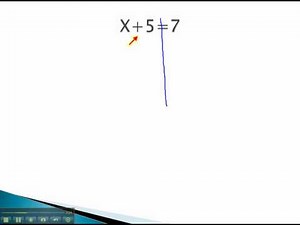 Linear Equations - One Step Equations