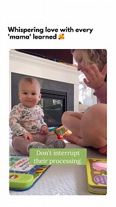 Teaching tiny hands to say 'mama' with love and patience. #FirstWords #MamaMoment #ParentingJourney #BabyMilestones #LoveAndPatience Click the link in our bio to learn more 😉 | Working Parent Help