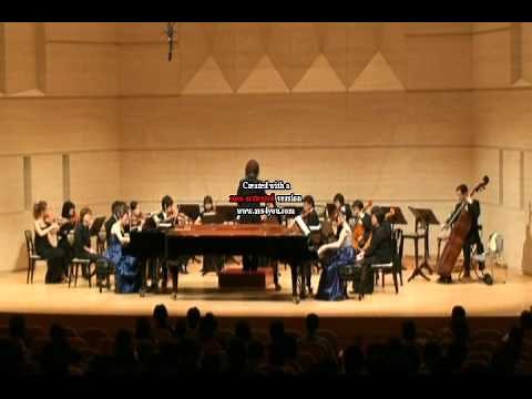 J.S.Bach 2台ピアノのための協奏曲 BWV1060 第1楽章