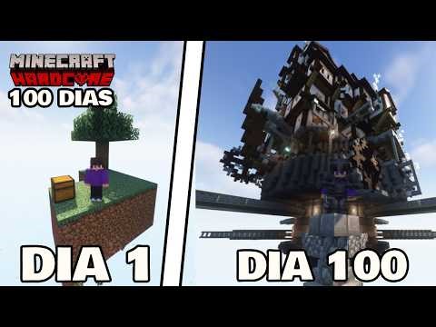 Sobreviví 100 DÍAS en una ISLA DESIERTA de Minecraft☠️
