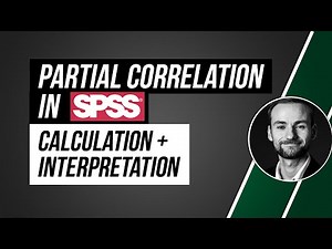 Partial correlation in SPSS