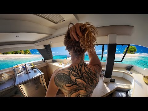 FULL BOAT TOUR OF OUR OFF GRID SELF-SUFFICIENT SAILING CATAMARAN - SABA 50