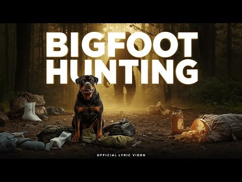 Bigfoot Hunting – Official Lyric Video 🦶🔥 | Funny Camp Story Told by a Rottweiler