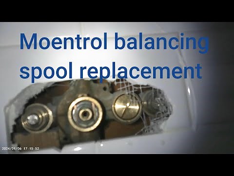 Moen Moentrol shower valve no hot water, no cold water fix
