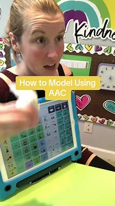 How do we introduce a communication system to a child? We can start with simple modeling like this. We say the word out loud, then push the button on the device. Then we say the word again, and to do that action. Once we have modeled like this, a few times, we will start to add expectant, pauses to allow the child time to push the button on the device, or say the word himself. #slpeeps #slp #slpa #schoolslp #speechlanguagepathologist #aac #aaclearner #autism | The SLP Solution