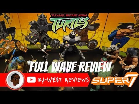 SUPER 7 TMNT 2K3 WAVE 2 FULL REVIEW!! WE GOT FOOT NINJA, CASEY, SPLINTER & SHREDDER!!