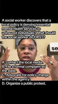 LMSW/ LCSW Exam Prep Practice Question