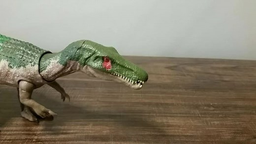 Grim Goes Fishing with Stop Motion Baryonyx | Jurassic World