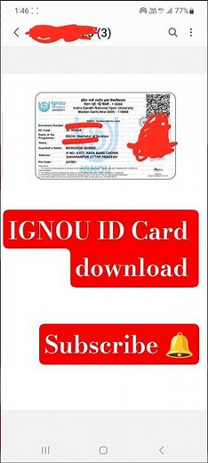 📥 How to download IGNOU ID Card 2025?✅ Easy step-by-step guide