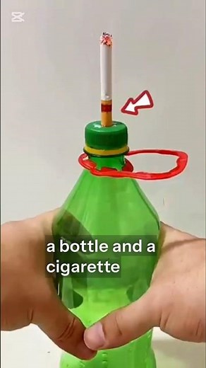What Happens When You Trap Cigarette Smoke in a Bottle? 🤯