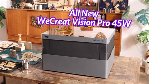 🏈 Built for Team Spirit, Cut for Champions With 45W of raw power and BeamFocus™ precision, Vision Pro slices through thick wood, acrylic, and more — perfect for bold, durable team gear. From locker room signage to game-day fan merch, every cut is sharp, every line screams pride. 1、BeamFocus Tech: Achieve 60W-like cutting power with BeamFocus, our innovative optical system that delivers unparalleled power density for thicker cuts, faster speeds, and finer details. 2、Go Bigger, Go Bolder.: Maximi