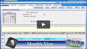 Practice Mate - Appointment Views in Practice mate