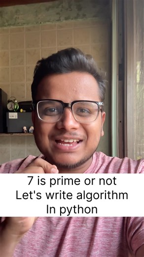 Let's write this algorithm in python #learning #coding #python #youtubeshorts #shorts