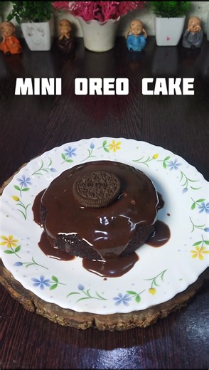 super tasty and chocolaty mini oreo cake 🤤🍰🍫🍪. #oreo #cake #recipe #chocolate .
