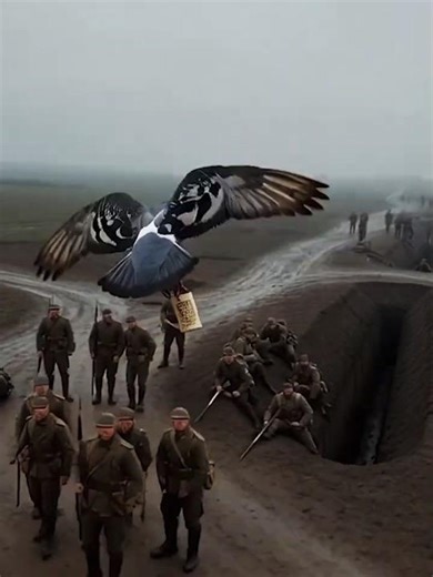 The war medal of a dove from the First World War