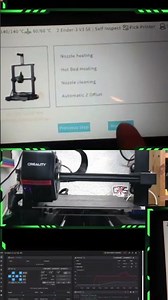 setting up the ender 3 v3 se on the sonic pad #3dprinterupgrade #3dprinter #3dprinting #ender3v3se
