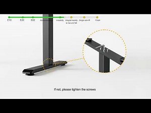Agilestic Standing Desk Common Problem Solving video - NOT included the L shaped desk