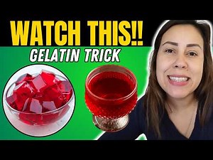 Gelatin Trick Recipe: Simple Gelatin Morning Routine - Gelatin Morning Drink Recipe - Jello Diet