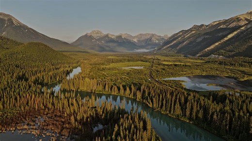 From The Rockies to Lake Louise: Drone Views of Alberta, Canada - Worldwide