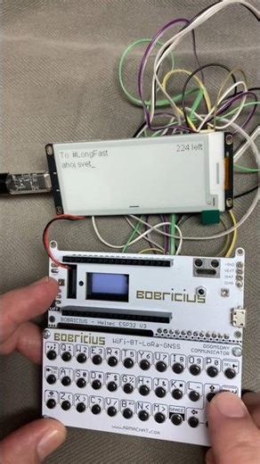 Meshtastic Keyboard for Heltec Vision Master E290 LoRa messenger Armachat