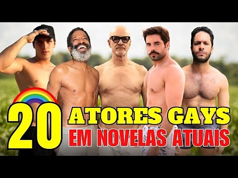 🌈 20 ATORES GAYS DA GLOBO QUE ESTÃO BRILHANDO NAS NOVELAS! ✨📺