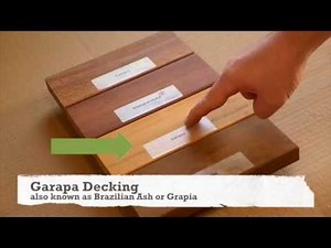 Comparing Hardwood Decking Woods