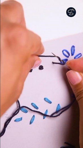 6 Easy Paper Embroidery Stitches for Beginners (FULL VIDEO link in comments)
