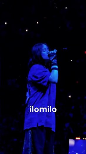 Billie Eilish performing “ilomilo” live in Miami 🌙#billieeilish