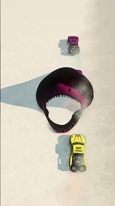 BeamNG Drive Color Change Challenge Cars Turn Purple Through Purple Shark