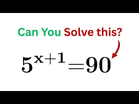 Can you solve this? | Most people failed this Olympiad Math Problem | Hardest Exponential Equation |