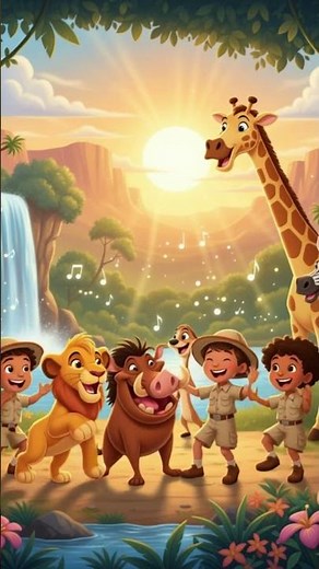 اسمعها هاكونا ماتاتا 🦁✨ | حكمة نغمها لذيذ | أغنية أطفال