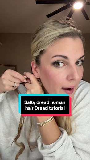 Human Hair Dread Extensions Tutorial by Salty Dreads