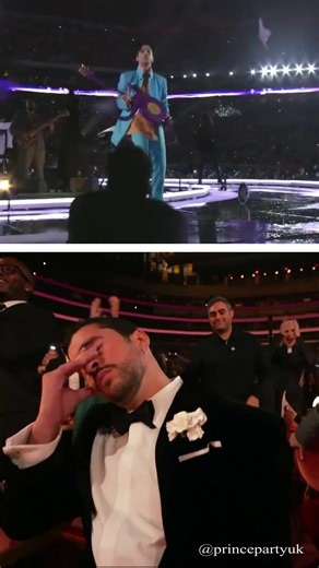 Bad Bunny watching Prince's Super Bowl Halftime Show worrying about his performance!!! 😂😂😂 | Prince Party UK