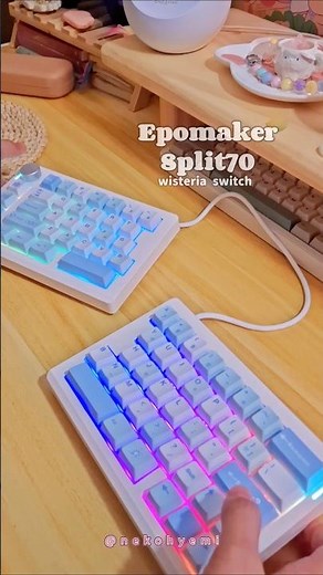 Epomaker Split70 Wisteria Switch