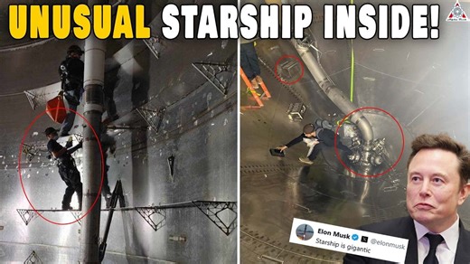 SpaceX 刚刚泄露了一艘不寻常的更大的星际飞船 V2 内部，发射创造历史...... | 作者：ALPHA TECH  | 中文配音